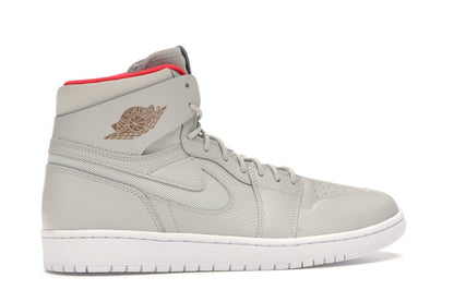 Jordan 1 Retro High Nouveau Pure Platinum Bright Crimson