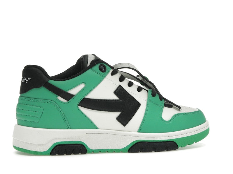 OFF-WHITE Out Of Office "OOO" Low Tops Green Black