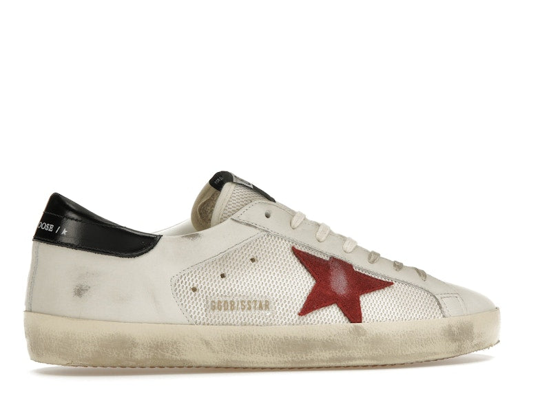 Golden Goose Super-Star White Red Black