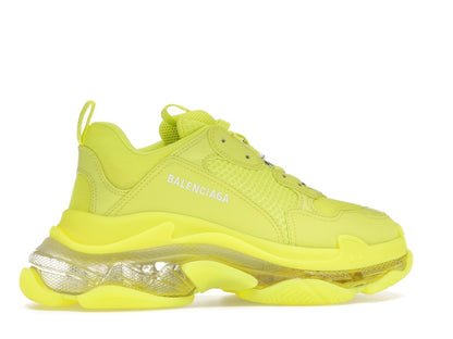 Balenciaga Triple S Clear Sole Fluo Yellow White (Women's)