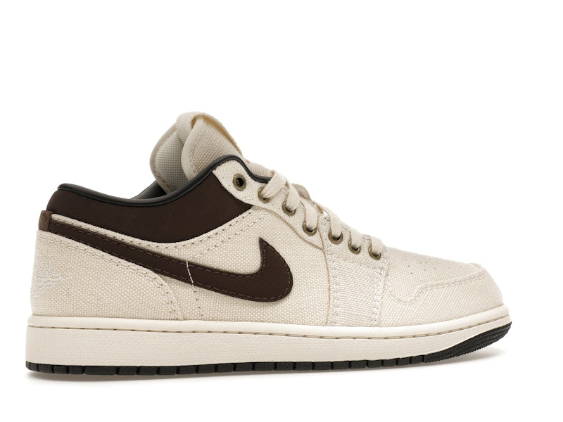 Jordan 1 Low Premium Pale Ivory Off Noir Baroque Brown