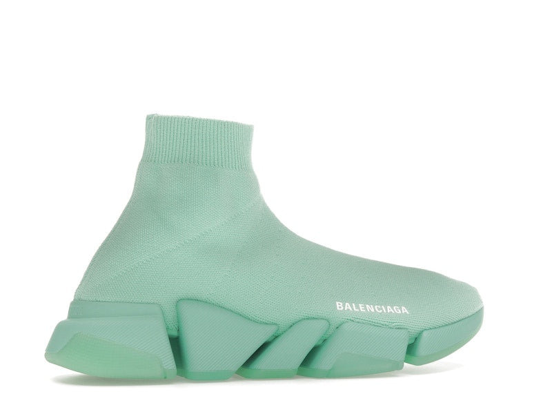 Balenciaga Speed 2.0 Recycled Transparent Sole Green (Women's)