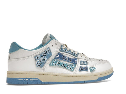 AMIRI Skel Top Low Bandana White Light Blue