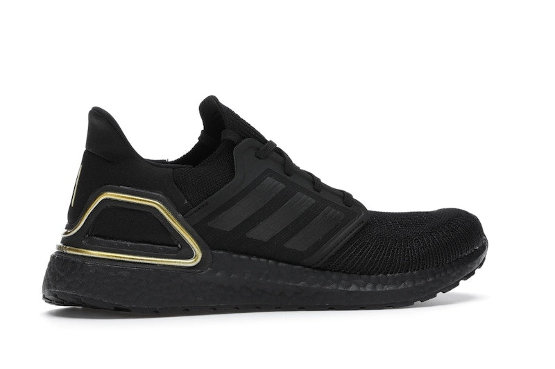 adidas Ultra Boost 20 Core Black Gold Metallic