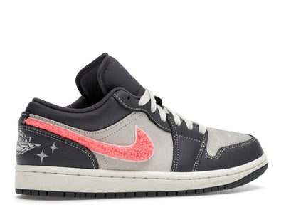 Jordan 1 Low Light Graphite Hot Punch (Women's)