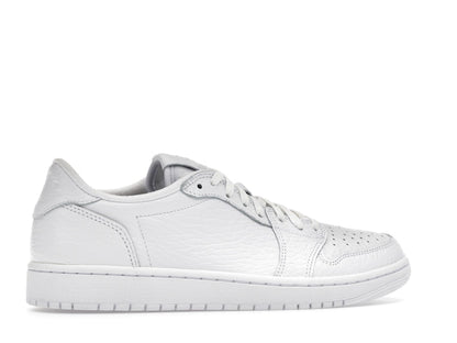Jordan 1 Retro Low Swooshless Triple White (2025)