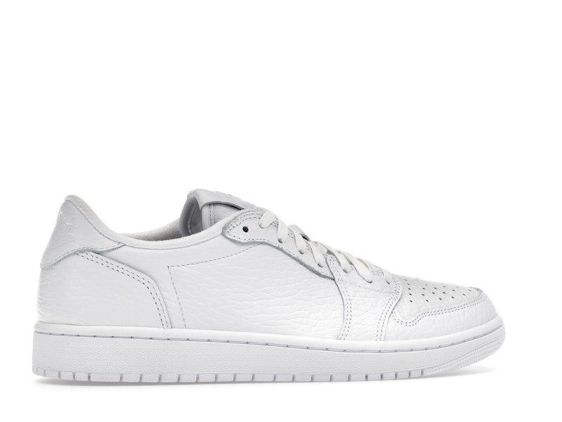 Jordan 1 Retro Low Swooshless Triple White (2025)
