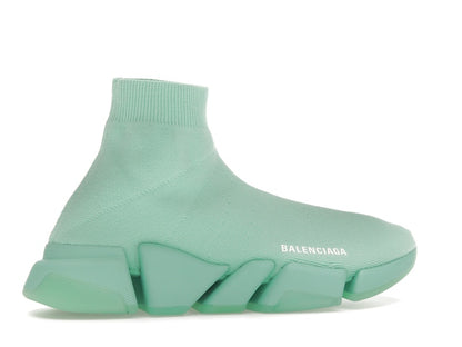 Balenciaga Speed 2.0 Recycled Transparent Sole Green