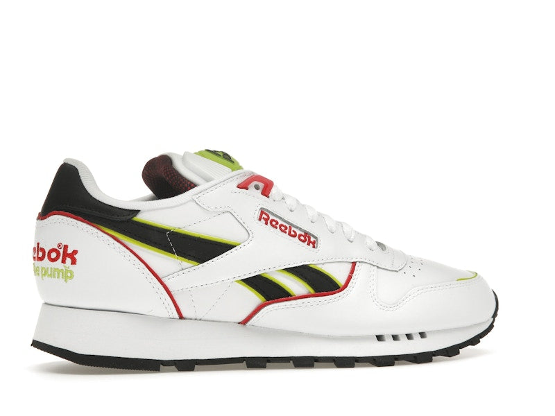 Reebok Classic Leather The Pump White Acid Yellow