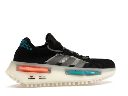 adidas NMD S1 Core Black Blue Orange