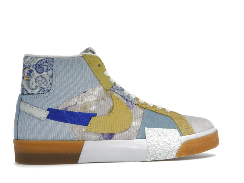 Nike SB Zoom Blazer Mid Premium Floral Paisley Boarder Blue