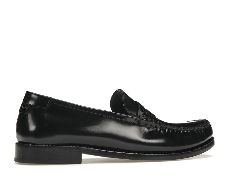 Saint Laurent Le Loafer Penny Slippers Black Leather