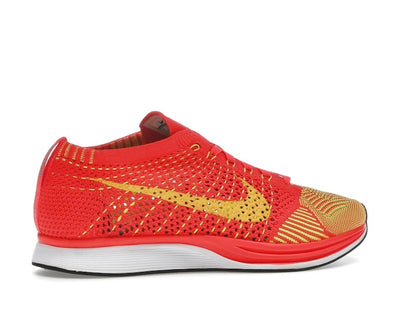 Nike Flyknit Racer Bright Crimson Volt