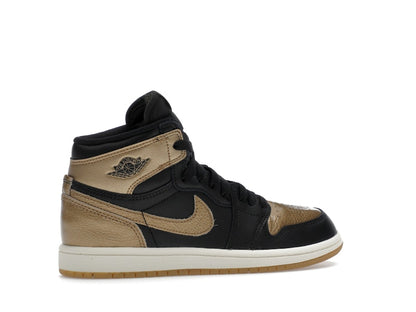 Jordan 1 Retro High OG Black Metallic Gold (PS)