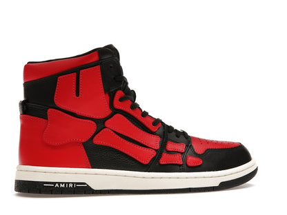 AMIRI Skel Top Hi Black Red White