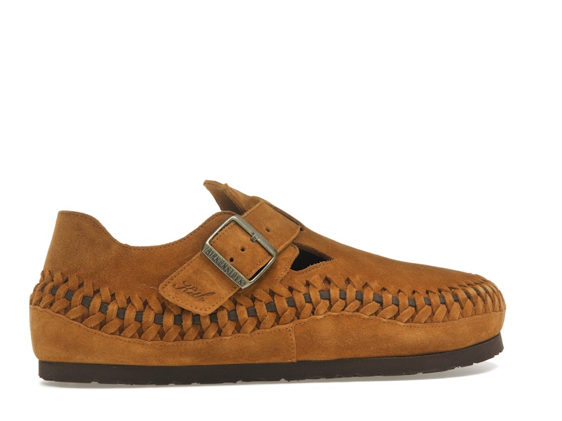 Birkenstock London Braided Shearling Kith Mink