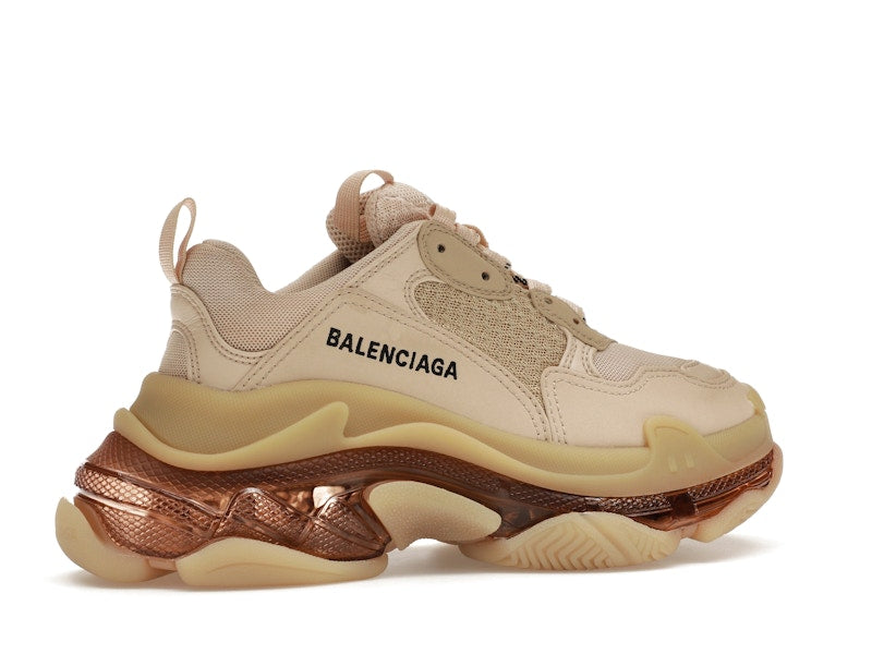 Balenciaga Triple S Clear Sole Beige (Women's)