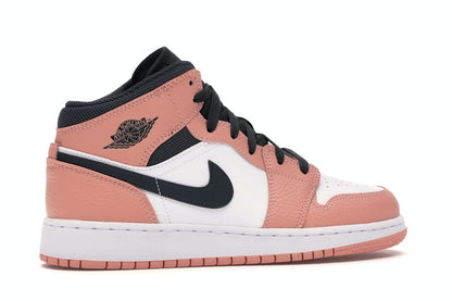 Jordan 1 Mid Pink Quartz (GS)