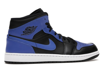 Jordan 1 Mid Hyper Royal Tumbled Leather