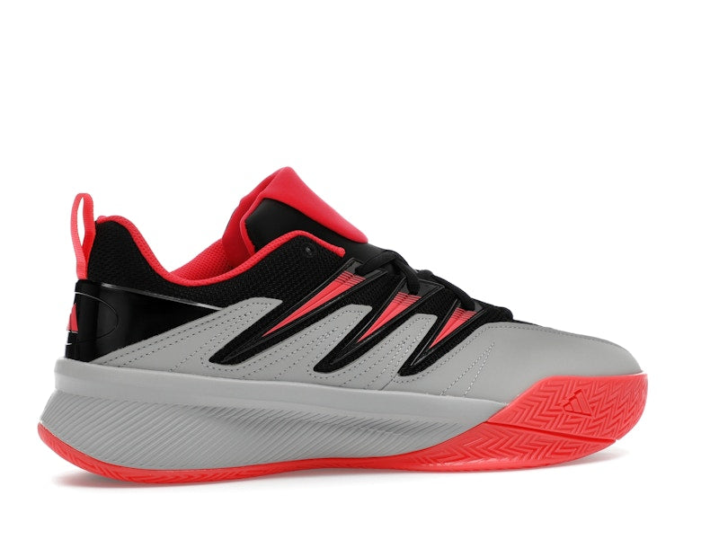adidas Dame Certified 3 Core Black Lucid Red Grey Two