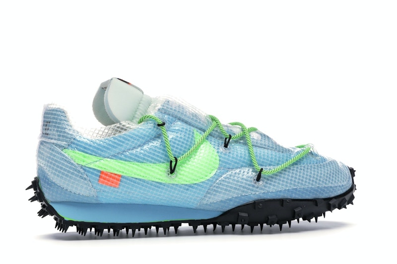 Nike Waffle Racer Off-White Vivid Sky (Women's)