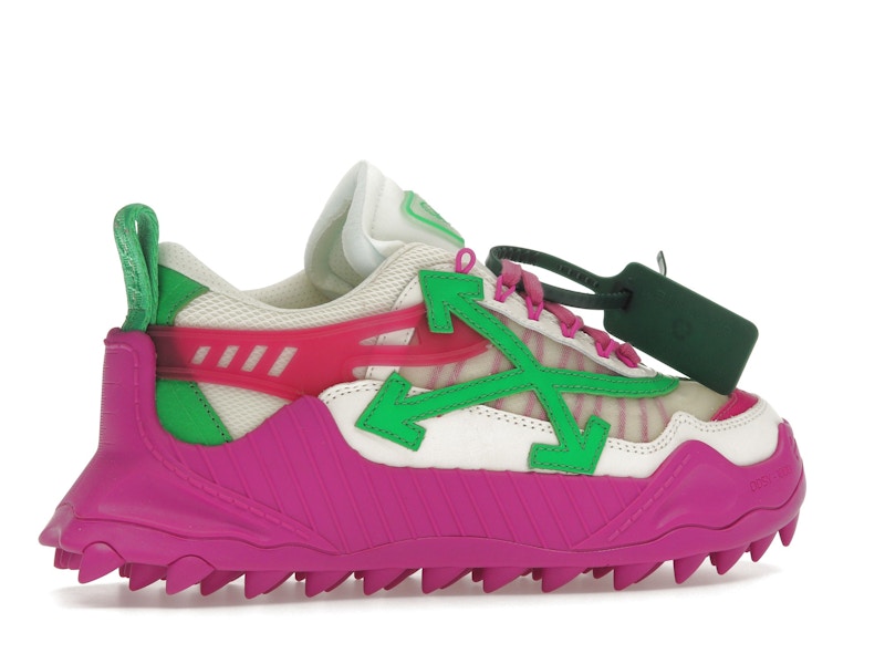 OFF-WHITE Odsy-1000 White Fuchsia Green (Women's)
