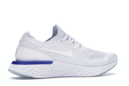 Nike Epic React Flyknit White Racer Blue (Women's)