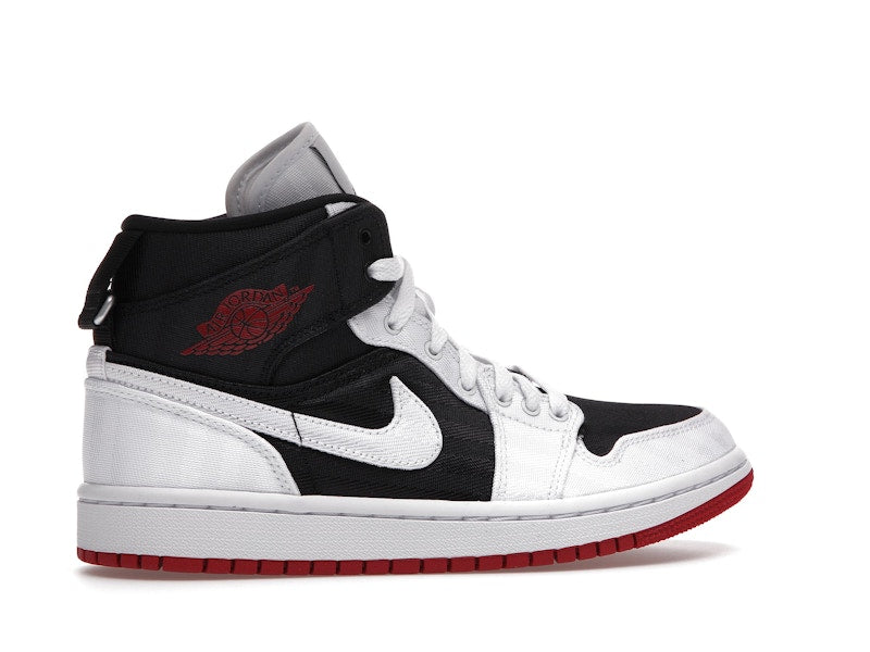 Jordan 1 Mid SE Utility Canvas White Black Gym Red (Women's)