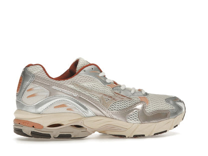 Mizuno Wave Rider 10 White Silver Orange