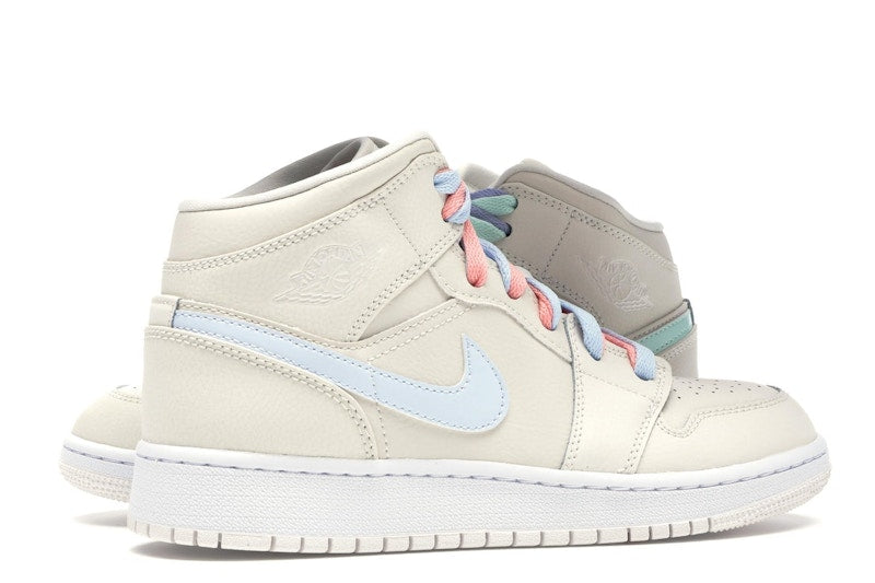 Jordan 1 Mid Multi-Color Swoosh Phantom (GS)