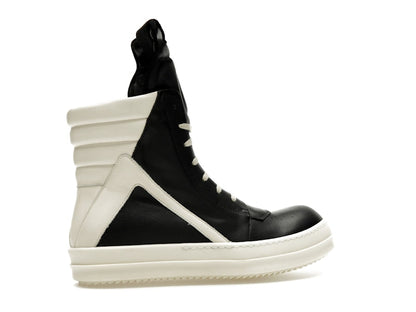 Rick Owens Strobe Geobasket High Black Milk