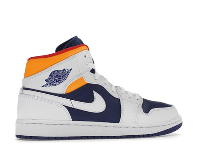 Jordan 1 Mid Royal Blue Laser Orange