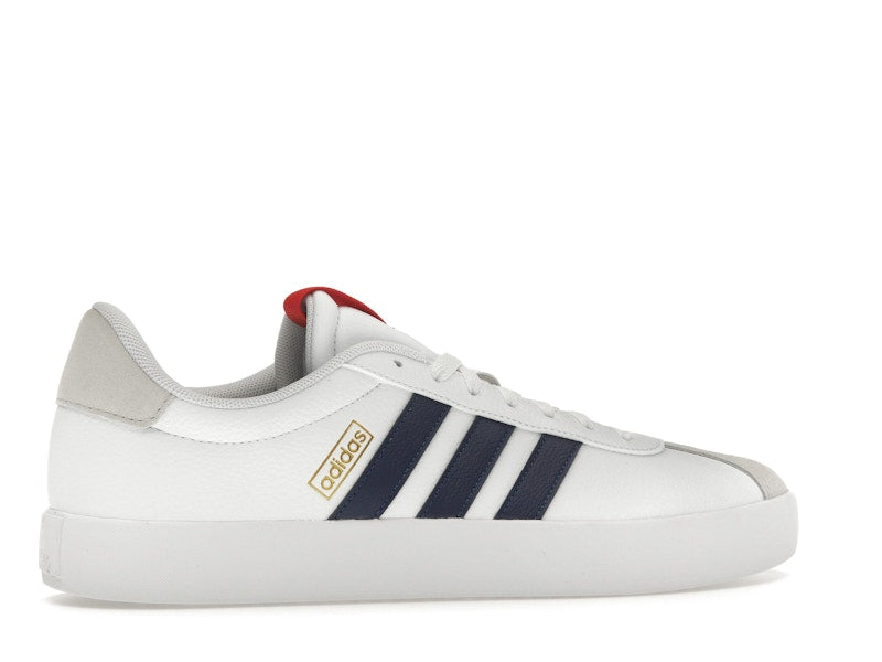 adidas Vl Court 3.0 Cloud White Dark Blue Better Scarlet