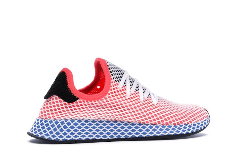 adidas Deerupt Solar Red Bluebird