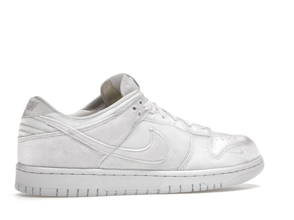 Nike Dunk Low Dover Street Market Triple White Velvet