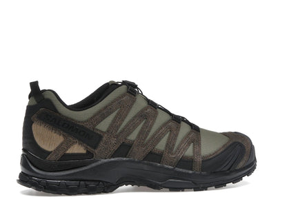 Salomon XA Pro 3D Distressed Leather Dark Earth Black
