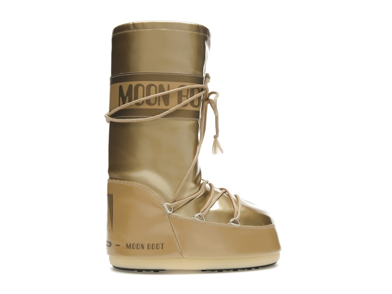 Moon Boot Icon Vinile Boot Metallic Gold