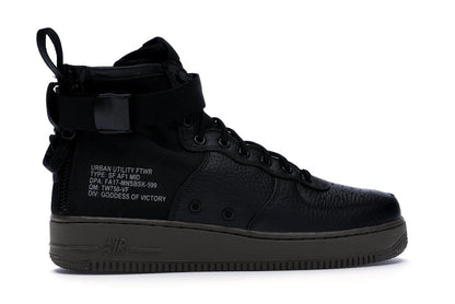 Nike SF Air Force 1 Mid Black Dark Hazel