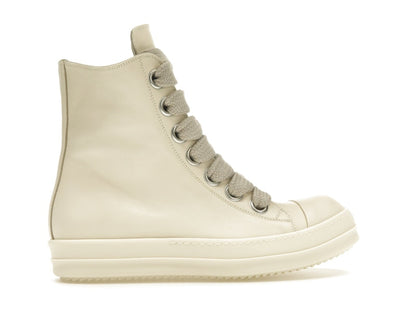 Rick Owens Lido High Sneaks Jumbo Laced Milk