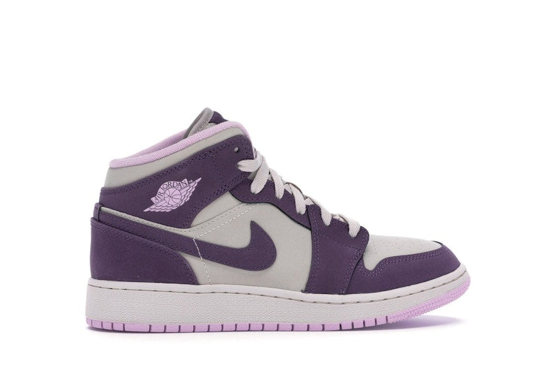 Jordan 1 Mid Pro Purple Desert Sand (GS)