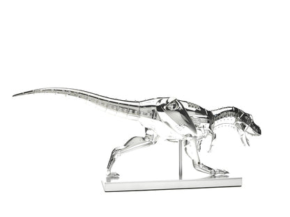Hajime Sorayama T-Rex Cyborg Dinosaur Figure Silver