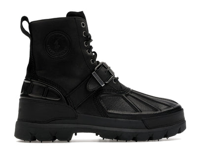 Polo Ralph Lauren Oslo High Oiled Leather Boot Black