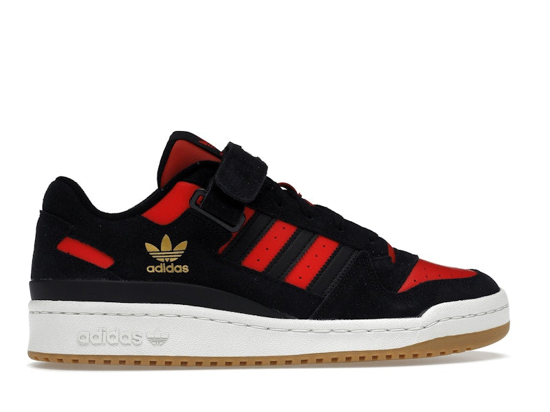 adidas Forum Low Core Black Core Black Vivid Red