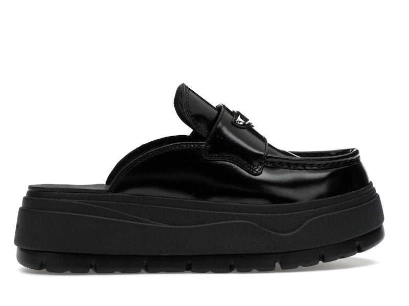 Jordan Mule Black Metallic Silver (Women's)