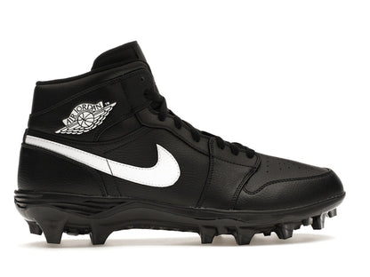 Jordan 1 Mid TD Cleat Black White