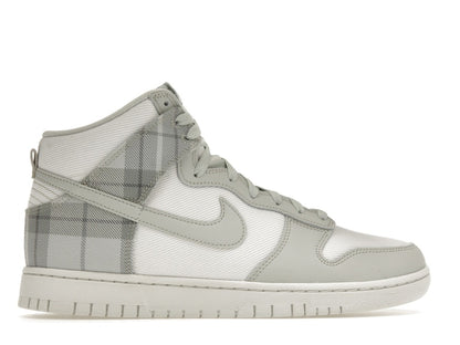 Nike Dunk High SE Tartan Plaid White Light Green
