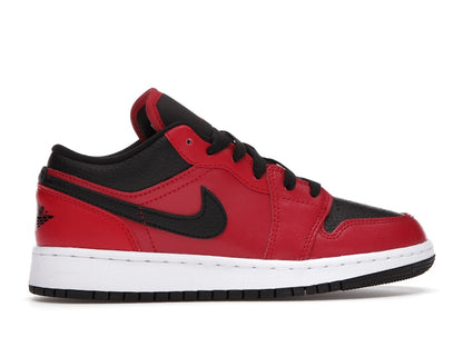 Jordan 1 Low Gym Red Black Pebbled (GS)