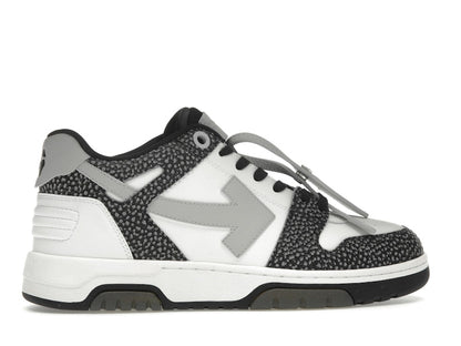 OFF-WHITE Out Of Office OOO Low Tops Black Grey with Dots