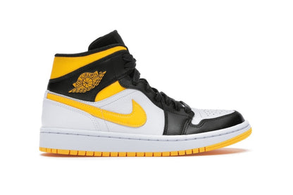 Jordan 1 Mid Laser Orange Black (Women's)