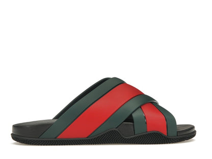 Gucci Web Slide Black Rubber